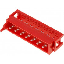 1-215083-4; Micro-MaTch; plug; male; PIN: 14; IDC; for ribbon cable; Layout: 2x7; TE Connectivity 1-215083-4; Micro-MaTch; plug; male; PIN: 14; IDC; for ribbon cable; Layout: 2x7; TE Connectivity