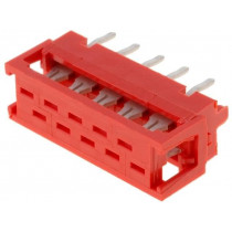 8-215570-0; Micro-MaTch; adapter; PIN: 10; IDC,THT; on PCBs,for ribbon cable; TE Connectivity