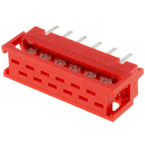 8-215570-2; Micro-MaTch; adapter; PIN: 12; IDC,THT; on PCBs,for ribbon cable; TE Connectivity