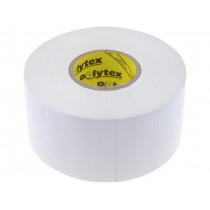 ; Tape: duct; W: 48mm; L: 25m; Thk: 0.25mm; white; natural rubber; 15%; ANTICOR ; Tape: duct; W: 48mm; L: 25m; Thk: 0.25mm; white; natural rubber; 15%; ANTICOR