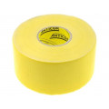 ; Tape: duct; W: 48mm; L: 25m; Thk: 0.25mm; yellow; natural rubber; 15%; ANTICOR