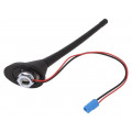 ; Antenna; car top; 0.175m; AM,FM; Opel; with amplifier; 0.3m; 12VDC; 4CARMEDIA
