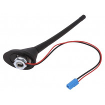 ; Antenna; car top; 0.175m; AM,FM; Opel; with amplifier; 0.3m; 12VDC; 4CARMEDIA