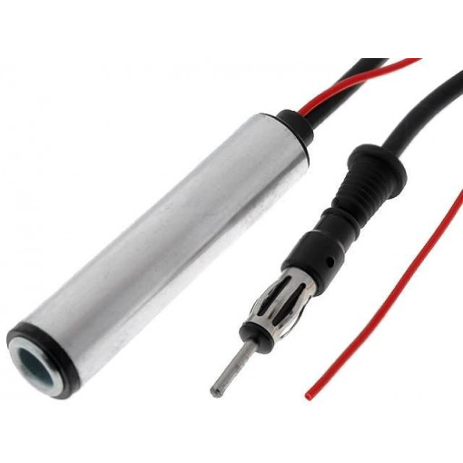 ; Antenna amplifier; DIN socket,DIN plug; AM,FM; 4CARMEDIA