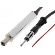 ; Antenna amplifier; DIN plug,ISO socket; AM,FM; 4CARMEDIA