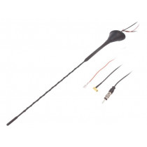 ; Antenna; 0.41m; AM,DAB,FM; with amplifier; 5m; 12VDC; 10dB; 4CARMEDIA