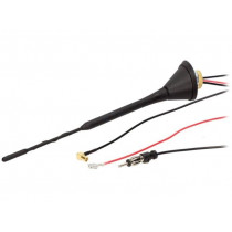; Antenna; 0.23m; AM,DAB,FM; with amplifier; 5m; 12VDC; 10dB; 4CARMEDIA