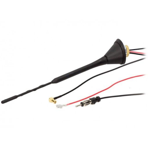 ; Antenna; 0.23m; AM,DAB,FM; with amplifier; 5m; 12VDC; 10dB; 4CARMEDIA