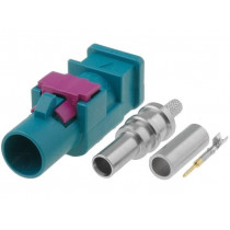 ; Plug; antenna; Fakra; straight; green; 4CARMEDIA