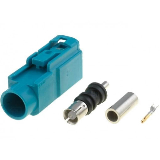 ; Socket; antenna; Fakra; straight; green; 4CARMEDIA