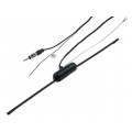 ; Antenna; inner; 0.34m; with amplifier; 2m; 4CARMEDIA
