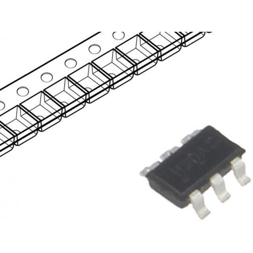AO6802; Transistor: N-MOSFET x2; unipolar; 30V; 3A; 730mW; TSOP6; ALPHA & OMEGA SEMICONDUCTOR