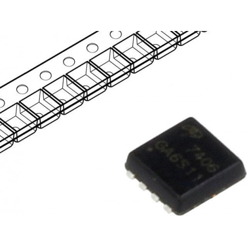 AON7528; Transistor: N-MOSFET; unipolar; 30V; 39A; 33W; DFN3.3x3.3 EP; ALPHA & OMEGA SEMICONDUCTOR