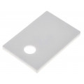 AOS 220; Heat transfer pad: ceramic; TO220; L: 12mm; W: 18mm; Thk: 1.5mm; FISCHER ELEKTRONIK AOS 220; Heat transfer pad: ceramic; TO220; L: 12mm; W: 18mm; Thk: 1.5mm; FISCHER ELEKTRONIK