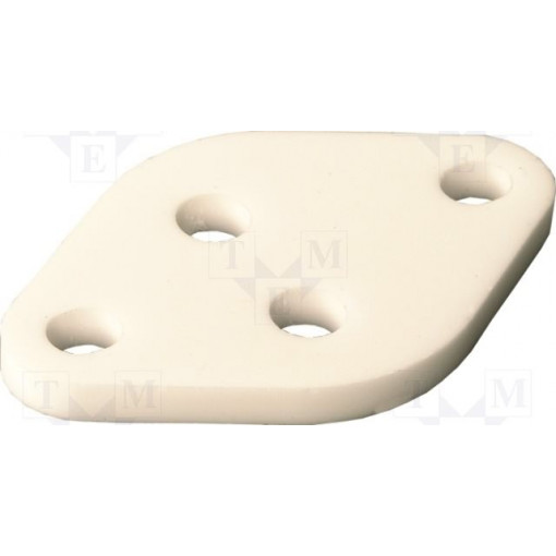 AOS 3; Heat transfer pad: ceramic; TO3; L: 26.3mm; W: 40mm; Thk: 2.9mm; FISCHER ELEKTRONIK