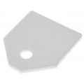 AOS 3 P; Heat transfer pad: ceramic; TO3P; L: 17.5mm; W: 20.5mm; Thk: 1.5mm; FISCHER ELEKTRONIK AOS 3 P; Heat transfer pad: ceramic; TO3P; L: 17.5mm; W: 20.5mm; Thk: 1.5mm; FISCHER ELEKTRONIK