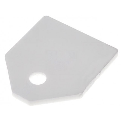 AOS 3 P; Heat transfer pad: ceramic; TO3P; L: 17.5mm; W: 20.5mm; Thk: 1.5mm; FISCHER ELEKTRONIK AOS 3 P; Heat transfer pad: ceramic; TO3P; L: 17.5mm; W: 20.5mm; Thk: 1.5mm; FISCHER ELEKTRONIK