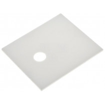 AOS 3 P 2; Heat transfer pad: ceramic; TO3P; L: 20mm; W: 23mm; Thk: 1mm; 25W/mK; FISCHER ELEKTRONIK AOS 3 P 2; Heat transfer pad: ceramic; TO3P; L: 20mm; W: 23mm; Thk: 1mm; 25W/mK; FISCHER ELEKTRONIK