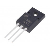 AOTF10N65; Transistor: N-MOSFET; unipolar; 650V; 6.2A; TO220F; ALPHA & OMEGA SEMICONDUCTOR