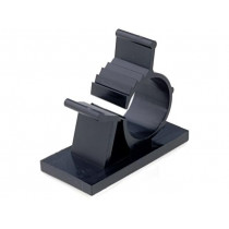 AP-1316; Self-adhesive cable holder; 12.6÷15.4mm; polyamide; black; KSS WIRING