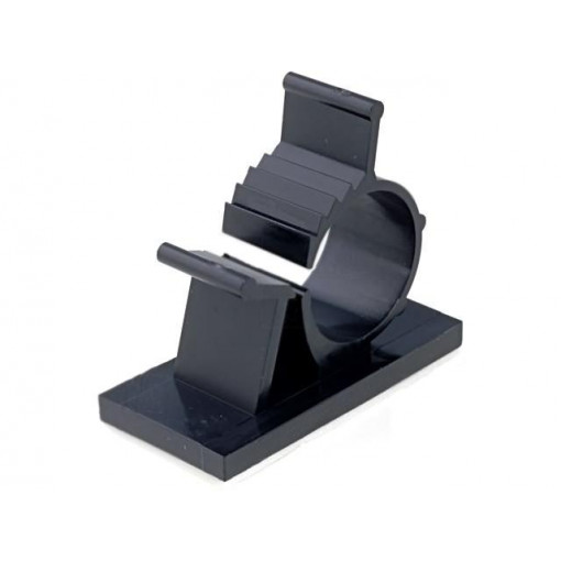 AP-1316; Self-adhesive cable holder; 12.6÷15.4mm; polyamide; black; KSS WIRING