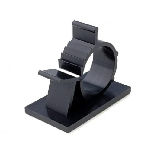 AP-1720; Self-adhesive cable holder; 16.5÷20.1mm; polyamide; black; KSS WIRING
