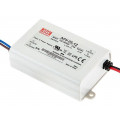 APV-25-15; Power supply: switched-mode; LED; 25.2W; 15VDC; 1.68A; 90÷264VAC; MEAN WELL