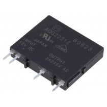 AQG22212; Relay: solid state; Ucntrl: 9.6÷14.4VDC; 2A; 75÷264VAC; PCB,THT; PANASONIC