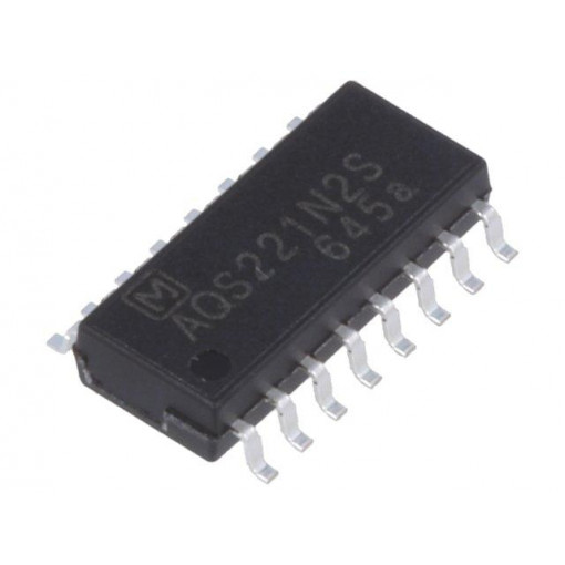 AQS221N2S; Relay: solid state; Icntrl max: 50mA; 60mA; max.40VAC; max.40VDC; PANASONIC