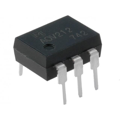 AQV212; Relay: solid state; Icntrl max: 3mA; 550mA; max.60VAC; max.60VDC; PANASONIC