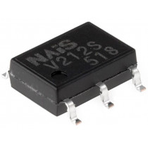AQV212SJ; Relay: solid state; Icntrl max: 3mA; 500mA; max.60VAC; max.60VDC; PANASONIC
