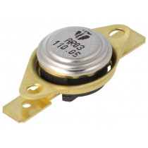AR03.110.05-W1-S3; Sensor: thermostat; Output conf: SPST-NC; 110°C; 16A; 250VAC; ±5°C; TOMIC AR03.110.05-W1-S3; Sensor: thermostat; Output conf: SPST-NC; 110°C; 16A; 250VAC; ±5°C; TOMIC