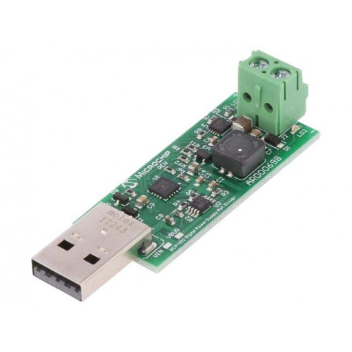 ARD00698; Expansion board; Comp: MCP1663; DC/DC converter; 2.5÷30V; MICROCHIP TECHNOLOGY