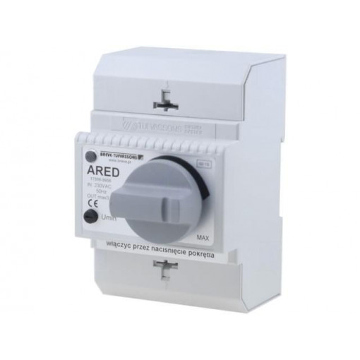 ARED-3.0; Regulator; speed; 230VAC; 1-phase fun motors speed control; DIN; BREVE TUFVASSONS