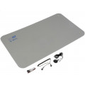 157KIT 60120 GREY; Protective bench kit; ESD; 600x1200mm; Thk: 2mm; grey; 1MΩ/km; ELME