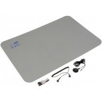157KIT 6090 GREY; Protective bench kit; ESD; 600x900mm; Thk: 2mm; grey; 1MΩ/km; 440°C; ELME 157KIT 6090 GREY; Protective bench kit; ESD; 600x900mm; Thk: 2mm; grey; 1MΩ/km; 440°C; ELME
