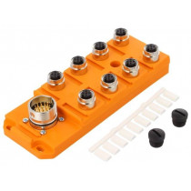 ASBSV 8 5; Distribution box; M12; PIN: 5; socket; 4A; -15÷80°C; IP67; 30VDC; LUMBERG AUTOMATION