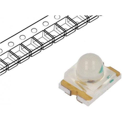 ASMT-BR20-AS000; LED; SMD; 1210; red; 180÷285mcd; 3.2x2.4x2.4mm; 15°; 2÷2.4V; 20mA; BROADCOM (AVAGO)