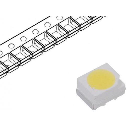 ASMT-UWB1-NX3A2; LED; SMD; 3528,PLCC2; white cold; 1800÷3550mcd; 8000K; 120°; 20mA; BROADCOM (AVAGO) ASMT-UWB1-NX3A2; LED; SMD; 3528,PLCC2; white cold; 1800÷3550mcd; 8000K; 120°; 20mA; BROADCOM (AVAGO)