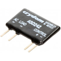 ASO242; Relay: solid state; Ucntrl: 4÷10VDC; 2A; 12÷280VAC; THT; -30÷80°C; CRYDOM ASO242; Relay: solid state; Ucntrl: 4÷10VDC; 2A; 12÷280VAC; THT; -30÷80°C; CRYDOM