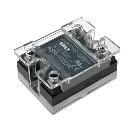 ASR-100DA; Relay: solid state; Ucntrl: 4÷32VDC; 100A; 24÷280VAC; Series: ASR; ANLY ELECTRONICS ASR-100DA; Relay: solid state; Ucntrl: 4÷32VDC; 100A; 24÷280VAC; Series: ASR; ANLY ELECTRONICS