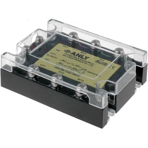 ASR-3PH90AA-H; Relay: solid state; Ucntrl: 80÷280VAC; 90A; 48÷480VAC; 3-phase; ANLY ELECTRONICS ASR-3PH90AA-H; Relay: solid state; Ucntrl: 80÷280VAC; 90A; 48÷480VAC; 3-phase; ANLY ELECTRONICS