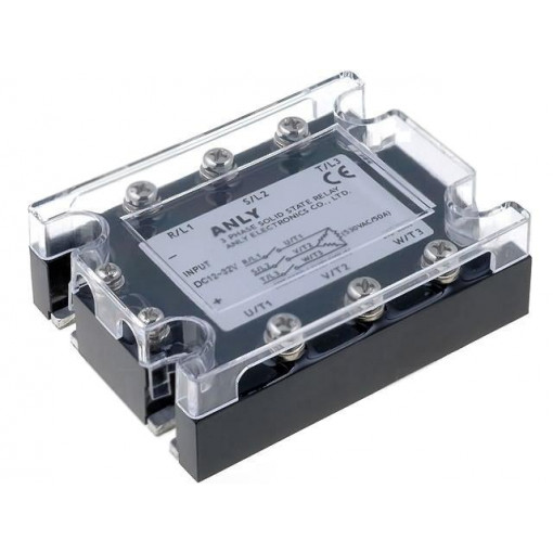 ASR-3PI90AA-H; Relay: solid state; Ucntrl: 80÷280VAC; 90A; 48÷480VAC; 3-phase; ANLY ELECTRONICS ASR-3PI90AA-H; Relay: solid state; Ucntrl: 80÷280VAC; 90A; 48÷480VAC; 3-phase; ANLY ELECTRONICS