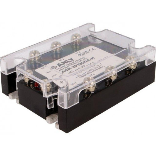ASR-3PI90DA-H; Relay: solid state; Ucntrl: 12÷32VDC; 90A; 48÷480VAC; 3-phase; ANLY ELECTRONICS ASR-3PI90DA-H; Relay: solid state; Ucntrl: 12÷32VDC; 90A; 48÷480VAC; 3-phase; ANLY ELECTRONICS