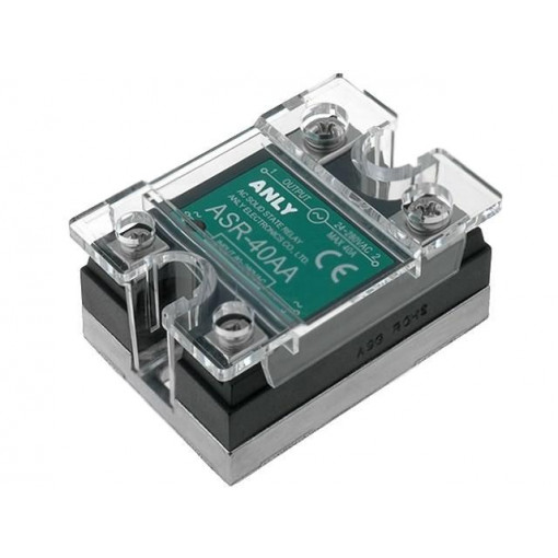 ASR-40AA; Relay: solid state; Ucntrl: 80÷280VAC; 40A; 24÷280VAC; Series: ASR; ANLY ELECTRONICS ASR-40AA; Relay: solid state; Ucntrl: 80÷280VAC; 40A; 24÷280VAC; Series: ASR; ANLY ELECTRONICS