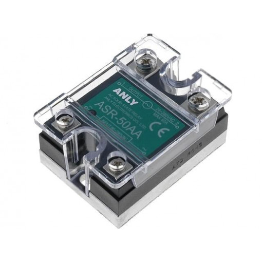 ASR-50AA; Relay: solid state; Ucntrl: 80÷280VAC; 50A; 24÷280VAC; Series: ASR; ANLY ELECTRONICS ASR-50AA; Relay: solid state; Ucntrl: 80÷280VAC; 50A; 24÷280VAC; Series: ASR; ANLY ELECTRONICS