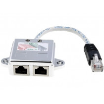 AT-AGCX2; Splitter; Cat: 5; shielded; RJ45 socket x2,RJ45 plug; ASSMANN AT-AGCX2; Splitter; Cat: 5; shielded; RJ45 socket x2,RJ45 plug; ASSMANN