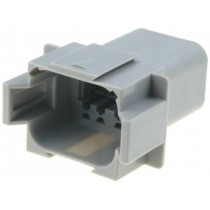AT04-08PA; Connector: wire-wire; AT; plug; male; PIN: 8; IP67; Locking: latch; AMPHENOL