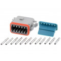 AT06-12SA-KIT01; Connector: wire-wire; AT; plug; female; Size: 16; 20AWG÷16AWG; 13A; AMPHENOL