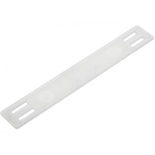 151-41219; Label; polyamide; natural; leaded; -40÷85°C; Label width: 9mm; HELLERMANNTYTON